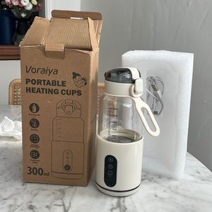 Voraiya® Portable Water Warmer Rechargeable for Formula, Breastmilk